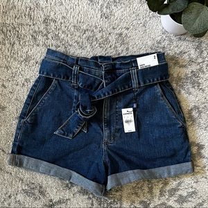 NWT Express Paperbag Super High Rise Shortie ✺ Size 2